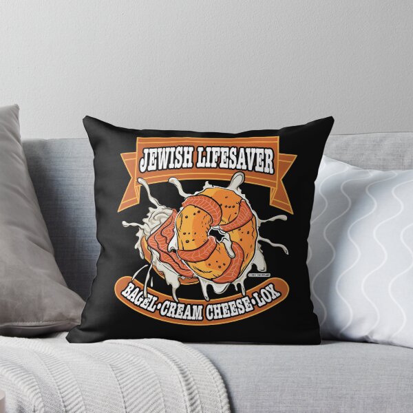 Item preview, Jewish Lifessaver. Bagel, Cream Cheese and Lox by eShirtLabs designed and sold by eShirtLabs.