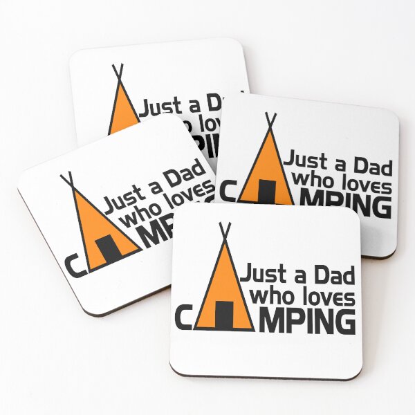 Item preview, Just a dad who loves camping designed and sold by Concept-Hub.
