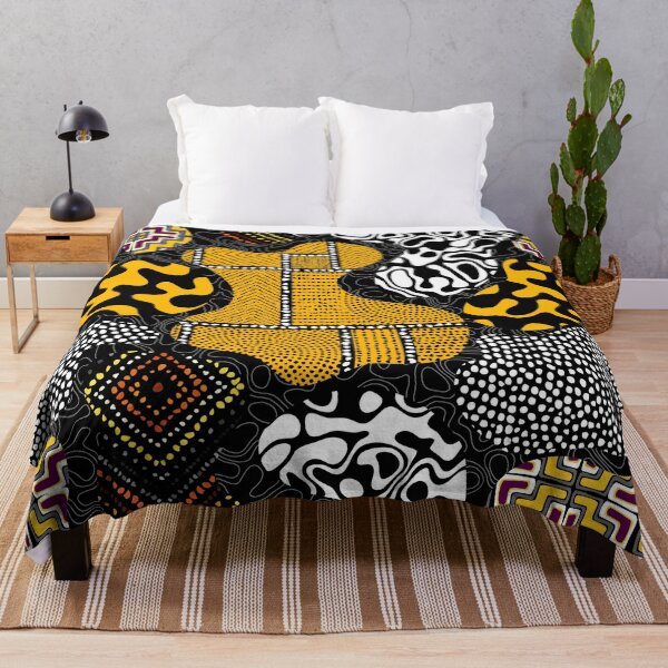 Item preview, Afro Patchwork Print Design 7 designed and sold by KhuKhuZ.