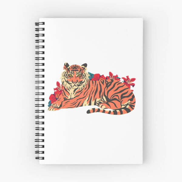 Item preview, Tiger with flowers- 2022 year of the tiger designed and sold by Sarahgranchelli.