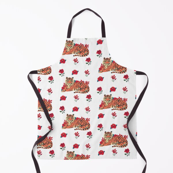 Item preview, Tiger with flowers- 2022 year of the tiger designed and sold by Sarahgranchelli.