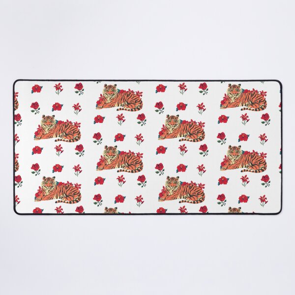 Item preview, Tiger with flowers- 2022 year of the tiger designed and sold by Sarahgranchelli.
