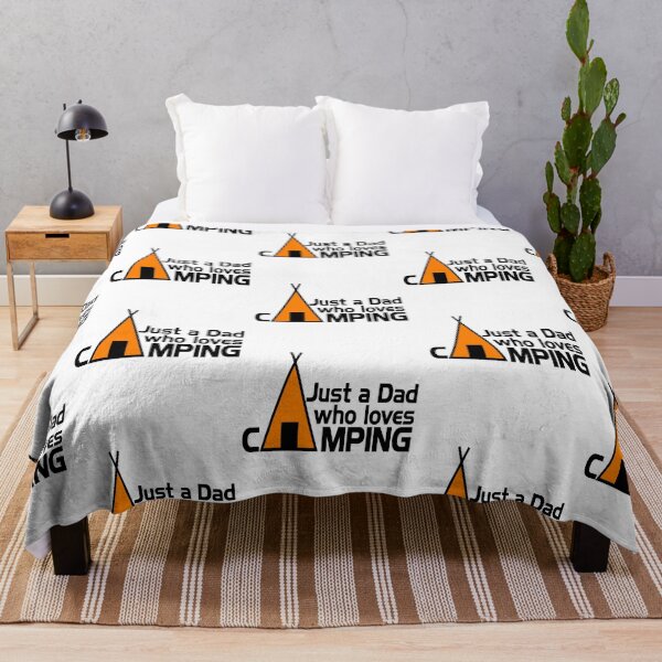 Item preview, Just a dad who loves camping designed and sold by Concept-Hub.
