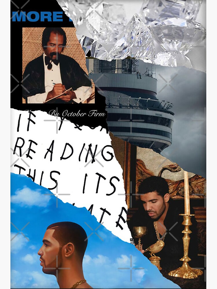  Drake Poster Album Cover Posters Set of 6, Rapper