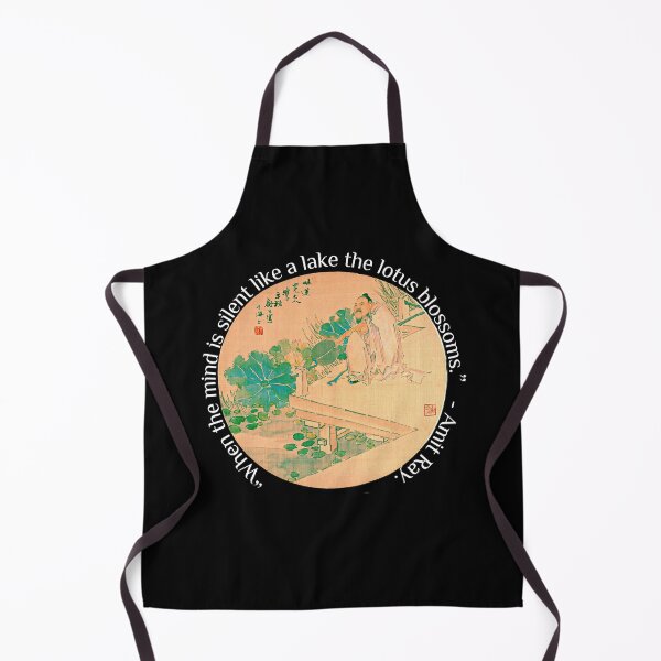 Item preview, Zhou Dunyi admiring lotus flowers - 1800's Chinese Artwork designed and sold by It's On Backwards.