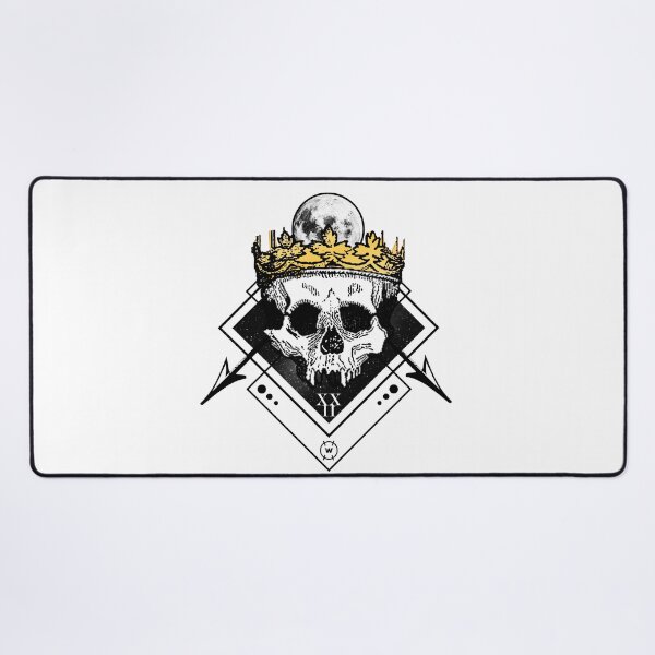 Item preview, Geometric King Skull with Moon designed and sold by wingstar.