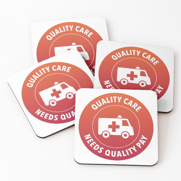 Item preview, Quality Care Needs Quality Pay - Support Nurses designed and sold by Picket Club.