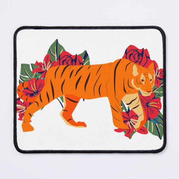 Item preview, Tiger with flowers- 2022 year of the tiger designed and sold by Sarahgranchelli.