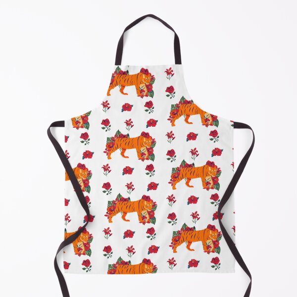 Item preview, Tiger with flowers- 2022 year of the tiger designed and sold by Sarahgranchelli.
