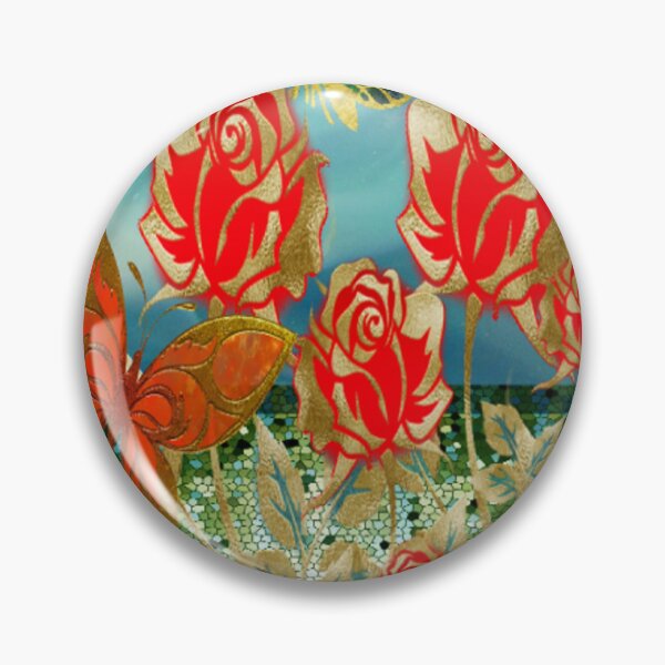 Item preview, Rosas y mariposas de cristal designed and sold by EnuffGuff.