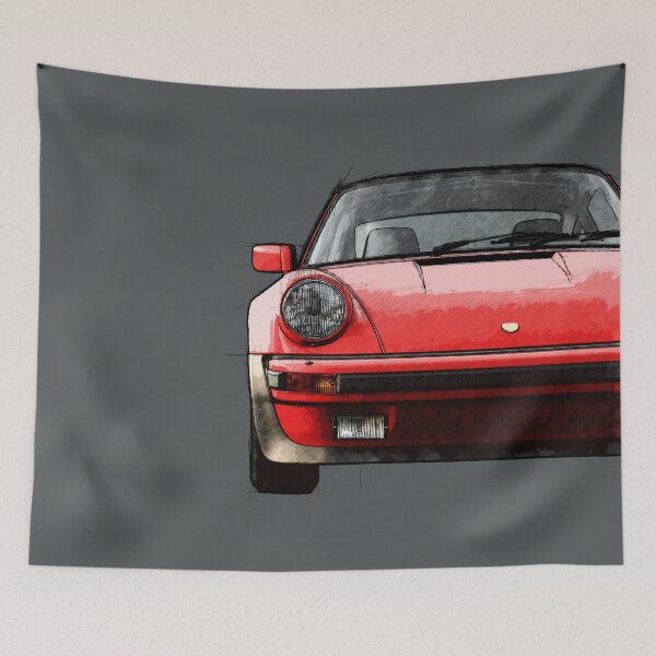 Item preview, Turbocharged German Sports Car - Sketch look designed and sold by ApexFibers.