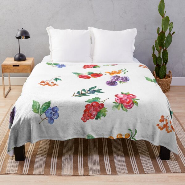 Item preview, Vintage Watercolor Garden and Wild Berries designed and sold by silviaol.