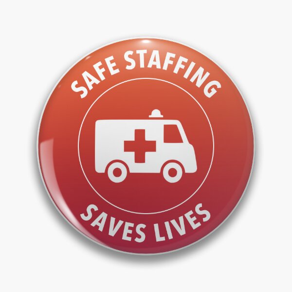 Item preview, Safe Staffing Saves Lives - PPE Protect Nurses designed and sold by Picket Club.