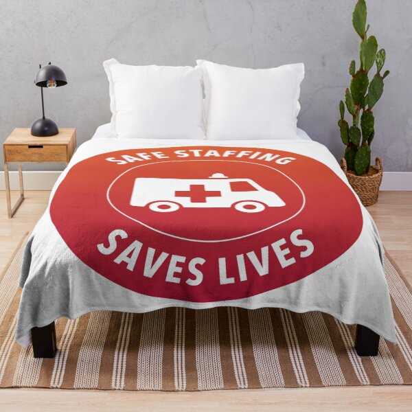 Item preview, Safe Staffing Saves Lives - PPE Protect Nurses designed and sold by Picket Club.