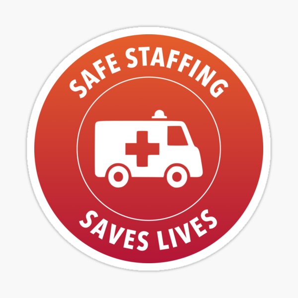 Item preview, Safe Staffing Saves Lives - PPE Protect Nurses designed and sold by SSFootball.