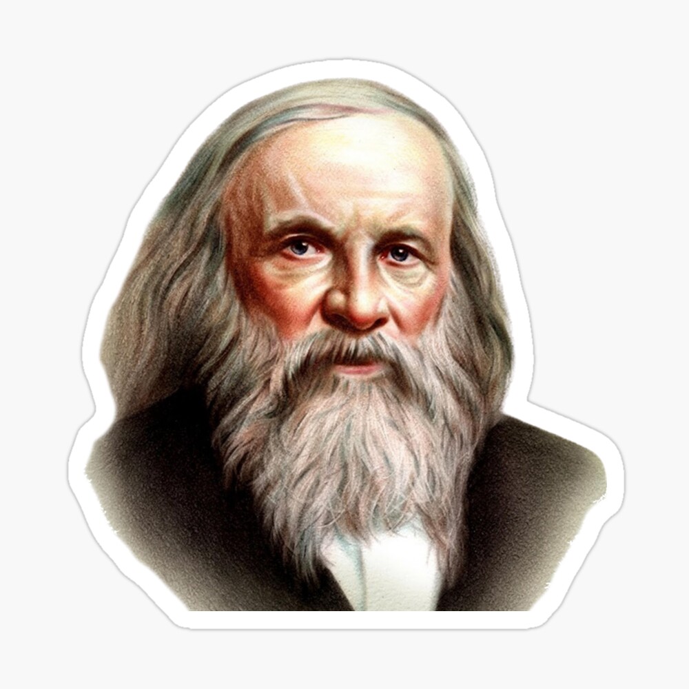 Фото менделеева дмитрия ивановича "Dmitri Mendeleev - Portrait" Poster for Sale by VintagePeople Redbubble