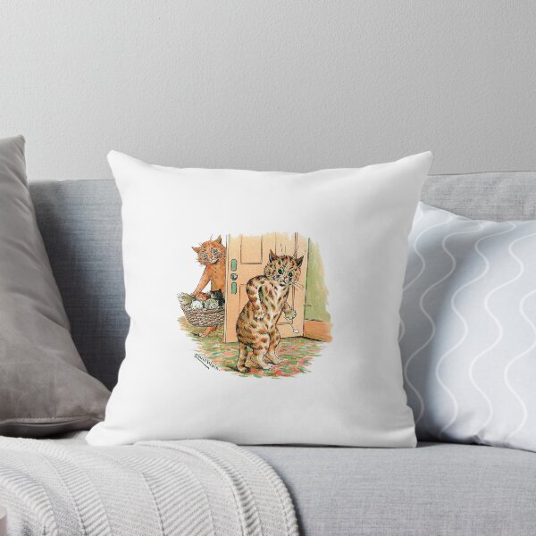 Artikelvorschau, New Dad Surprise Cats von Louis Wain entworfen und verkauft von karwilberevivalcollection.