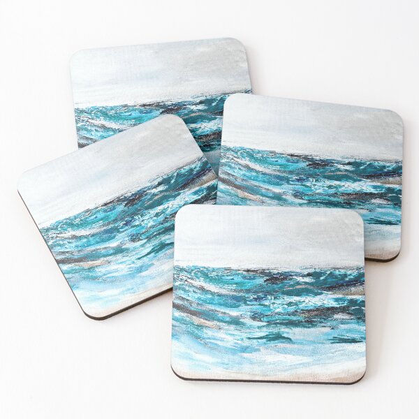 Item preview, Beachy Vibes Original - Acrylic Painting designed and sold by MazerolleArt.