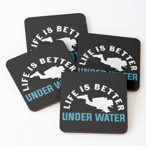 Item preview, life is better underwater | Live to Dive designed and sold by ArtbyJamasin.