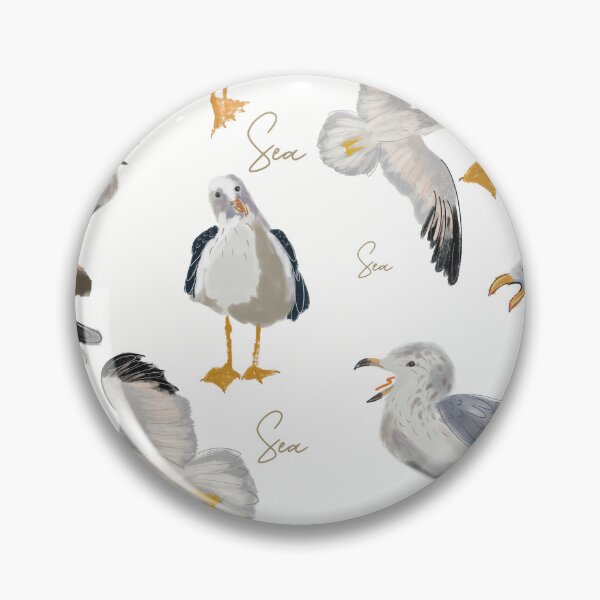 Item preview, Gulls at the seaside designed and sold by BigAndBug.