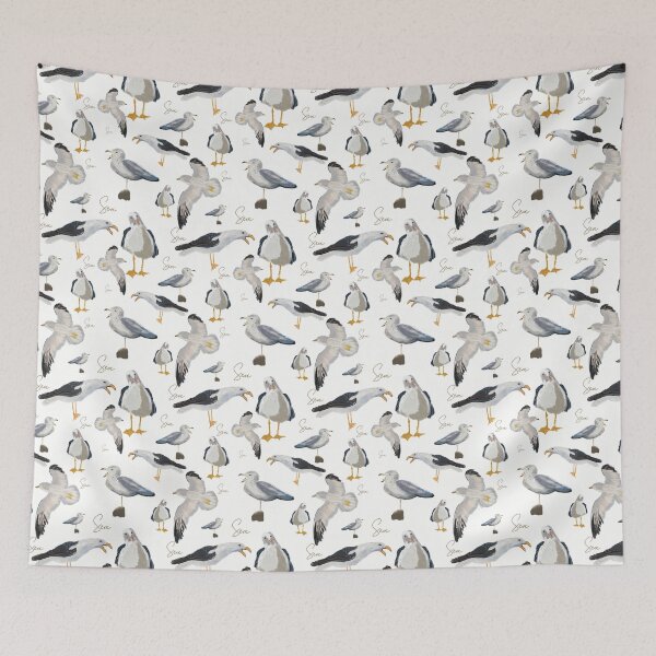 Item preview, Gulls at the seaside designed and sold by BigAndBug.