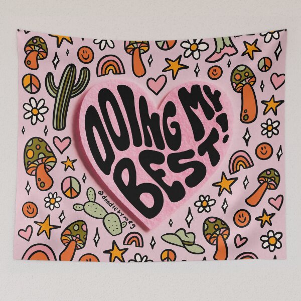 Item preview, Doing My Best designed and sold by doodlebymeg.