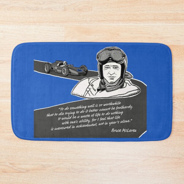 Item preview, Bruce McLaren Motivational Quote designed and sold by Wayne Pyle.