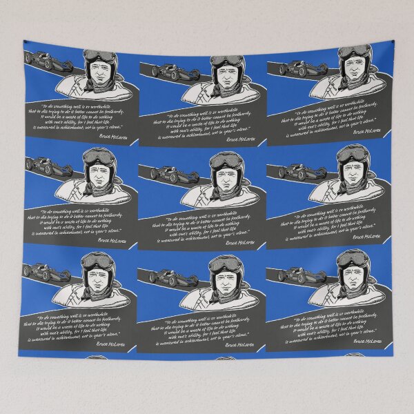Item preview, Bruce McLaren Motivational Quote designed and sold by Wayne Pyle.