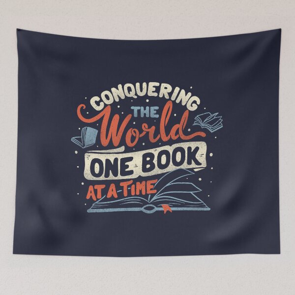 Item preview, Conquering The World One Book At a Time by Tobe Fonseca designed and sold by Tobe Fonseca®.