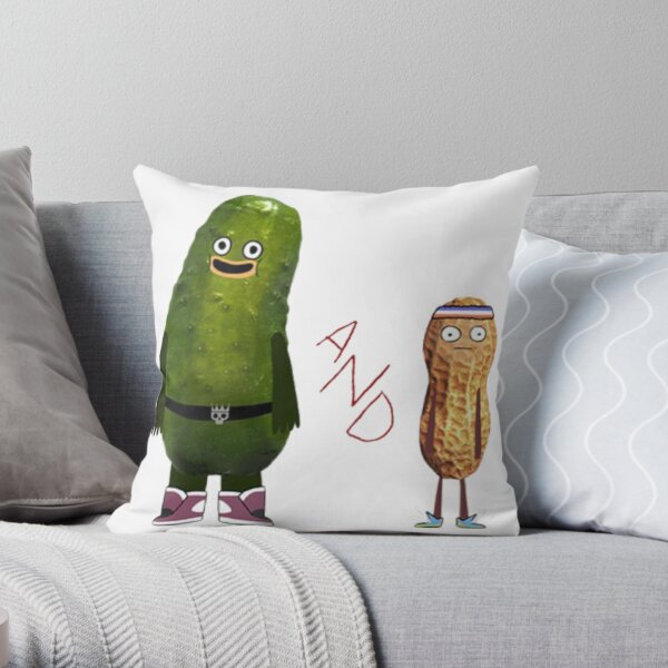 Puns - I'm Kind of a Big Dill Throw Pillow by The Lady Derp