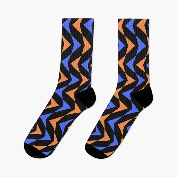 Item preview, Arrows Orange and Blue Pattern designed and sold by Anako Design.