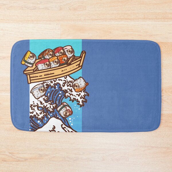 Item preview, Sushi Puglie and the Great Wave designed and sold by Puglie Pug.