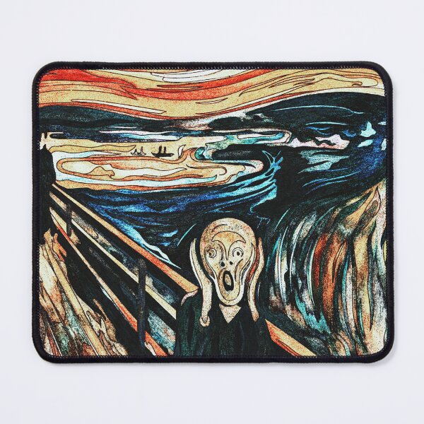 Item preview, The Scream art print poster, wall art by Edvard Munch with Watercolor Pencil designed and sold by RyanCaudell.