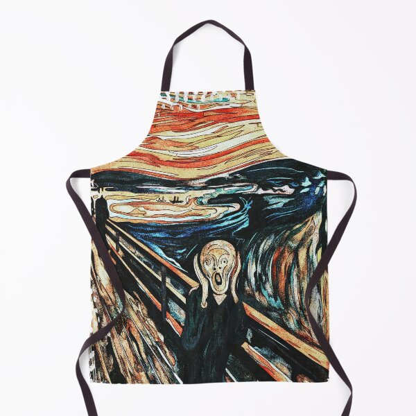 Item preview, The Scream art print poster, wall art by Edvard Munch with Watercolor Pencil designed and sold by RyanCaudell.