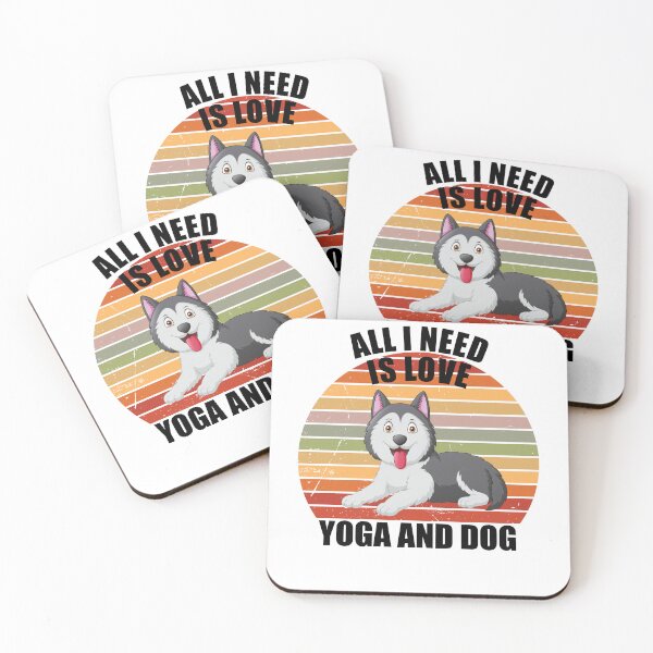 Item preview, All I Need Is Love Yoga And A Dog designed and sold by vooART.