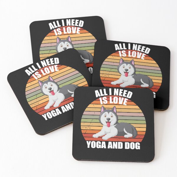 Item preview, All I Need Is Love Yoga And A Dog designed and sold by vooART.