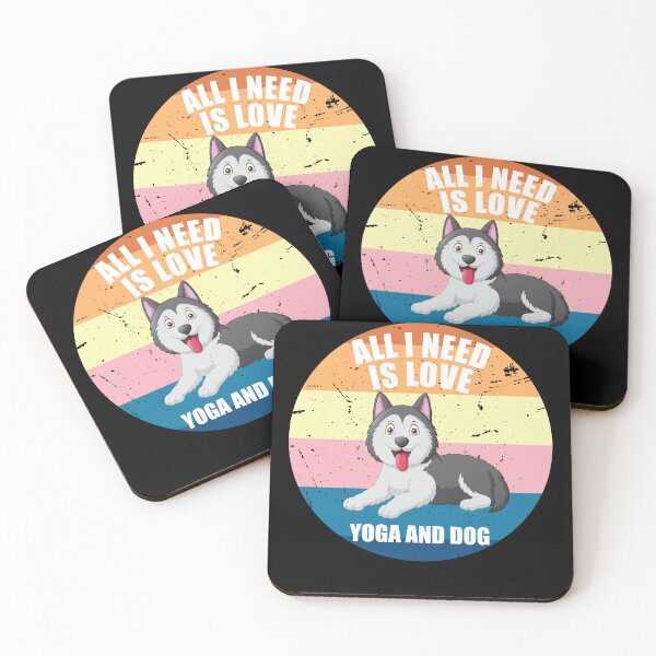 Item preview, All I Need Is Love Yoga And A Dog designed and sold by vooART.