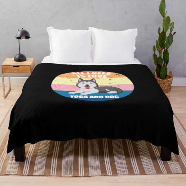 Item preview, All I Need Is Love Yoga And A Dog designed and sold by vooART.