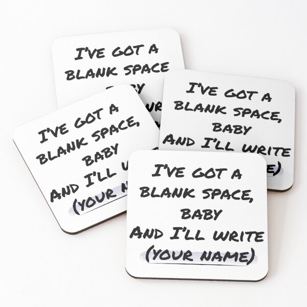 Item preview, Blank Space designed and sold by newyearsday13.