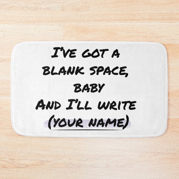 Item preview, Blank Space designed and sold by newyearsday13.