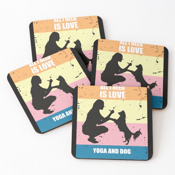 Item preview, All I Need Is Love Yoga And A Dog designed and sold by vooART.