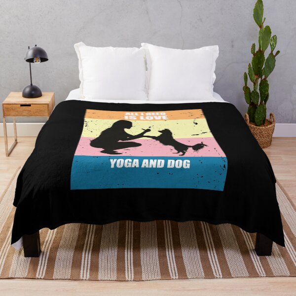 Item preview, All I Need Is Love Yoga And A Dog designed and sold by vooART.