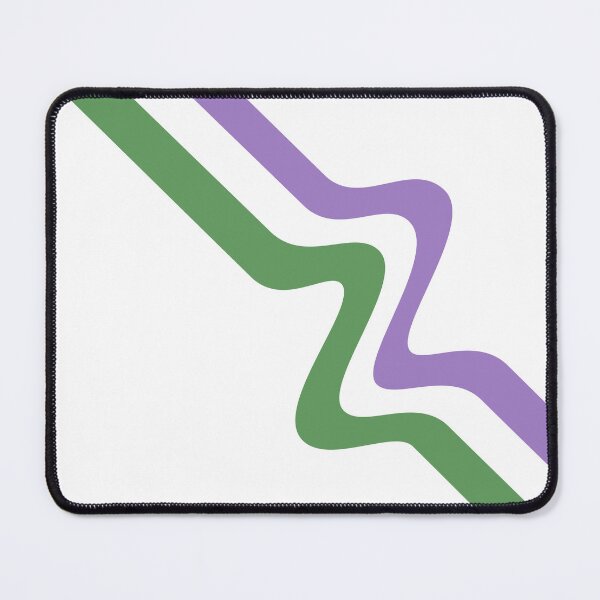 Item preview, Pride Squiggle Genderqueer designed and sold by LutherOfNttngHm.