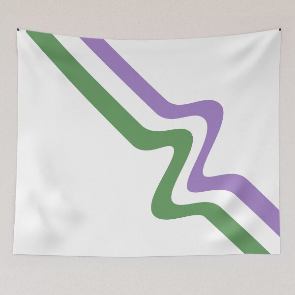 Item preview, Pride Squiggle Genderqueer designed and sold by LutherOfNttngHm.
