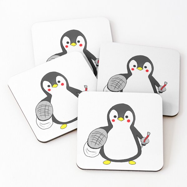 Item preview, esgrimista pingüino designed and sold by HazeDogArt.