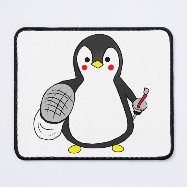 Item preview, Penguin fencer designed and sold by HazeDogArt.
