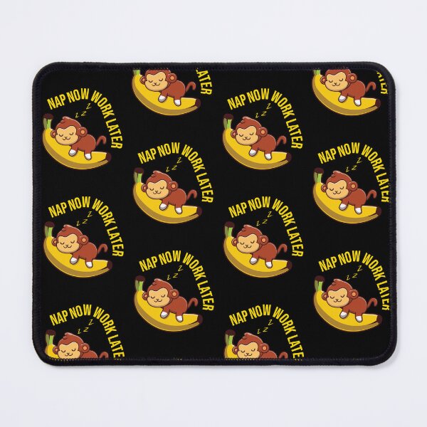 Item preview, Nap Now Work Later Funny Banana Cute Monkey Sleeping Gift Cool Nap Lovers Quote designed and sold by pedrored369.