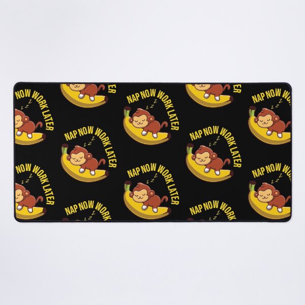 Item preview, Nap Now Work Later Funny Banana Cute Monkey Sleeping Gift Cool Nap Lovers Quote designed and sold by pedrored369.