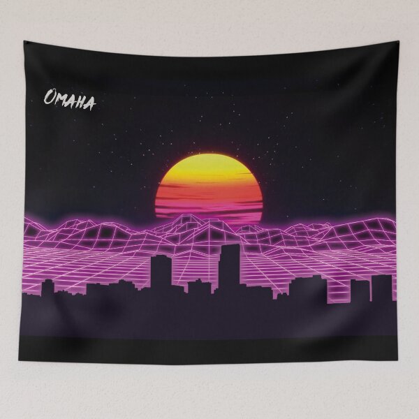 Item preview, Omaha Skyline Neon Nights designed and sold by DFerraz.