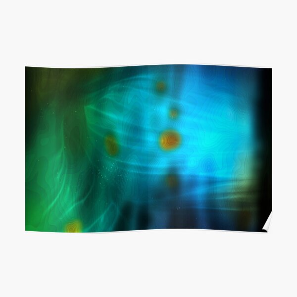 Emerald Amber Poster